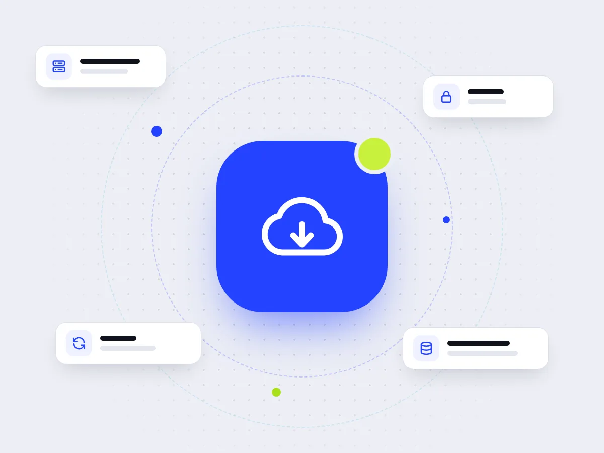Ilustración: Servidores y cloud